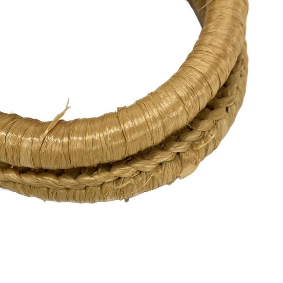 Auth Salvatore Ferragamo Studio Box 21I101 Natural (Light Brown) Fabric - Picture 9 of 16